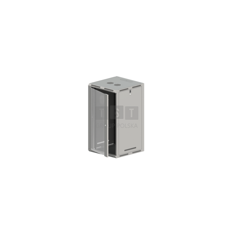 SW-24U-600-600-N-DSJ-OP-RP-B-S Szafa teleinformatyczna 19" 24U 600x600