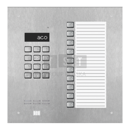 INSPIRO 18+ Panel domofonowy  (Centrala Master), do instalacji cyfrowych do 1020, ACO