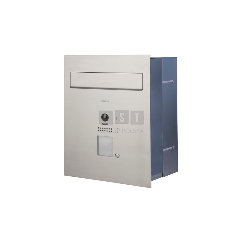 S1201A-SKP Skrzynka przelotowa z wideodomofonem cyfrowym 1-przyciskowym, podtynkowy, VIDOS