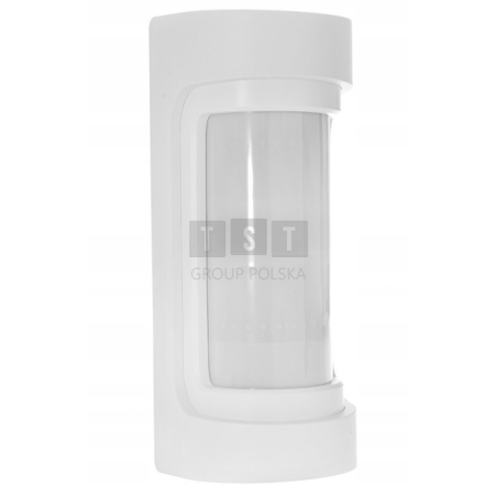 VXS-DAM-X5(W) Zewnętrzna czujka PIR+MW z antymaskingiem, biała