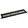 PK032 Patch panel OPTIMUM UTP kat.5e 24 porty LSA 0.5U