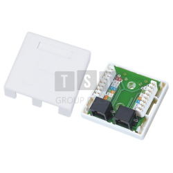 GN011 Gniazdokat.6  2xRJ45