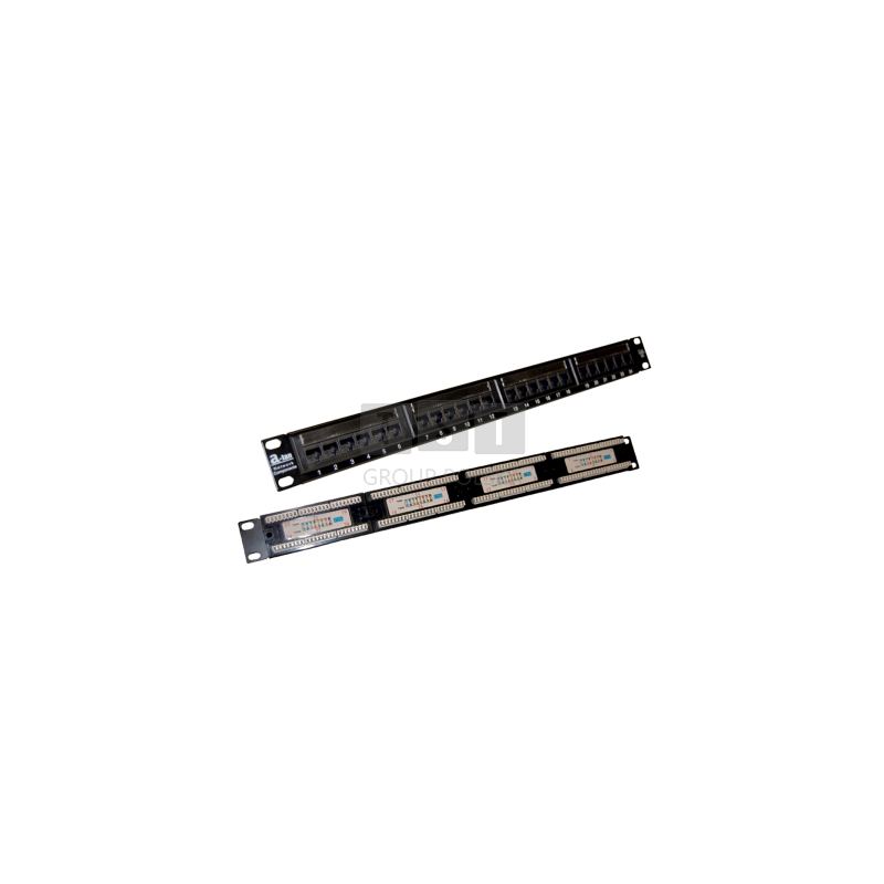 PK003 Patch panel UTP kat.5e 24 porty