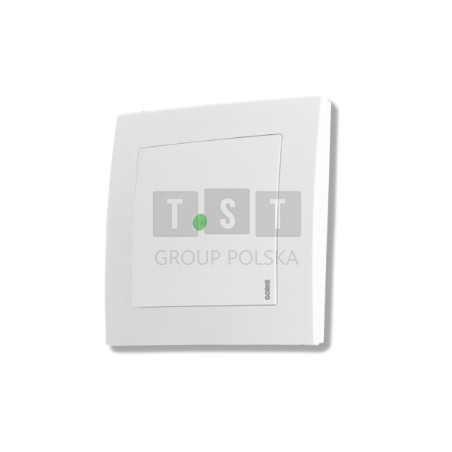 SPR-ZS1 Zasilacz, ramka biała, podtynkowy, 230 V AC, 12 VDC 0,35A