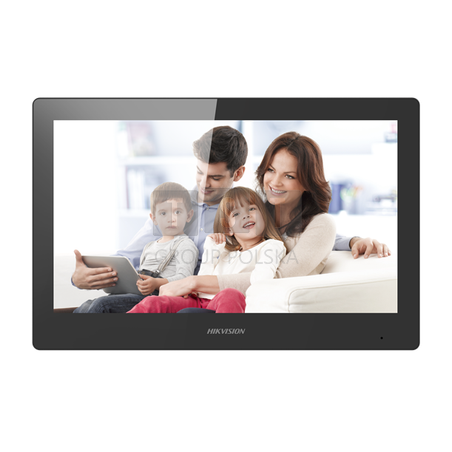 DS-KH8520-WTE1/EU Stacja wewnętrzna, wielkość ekranu 10 ", metalowy  korpus, rozdzielczość 1024 * 600, HIKVISION