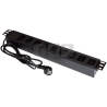 PZ011 Listwa zasilająca 19" gniazdo 9 x IEC320 C13 wtyk CEE 7/7