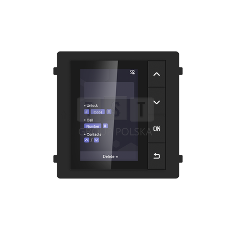 DS-KD-DIS Moduł wyświetlacza LCD 3,5", rozdz. 320*480, 4 przyciski, HIKVISION