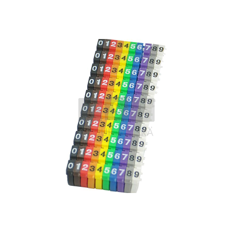 PK026BIA Oznaczniki kabli 0-9 na kable