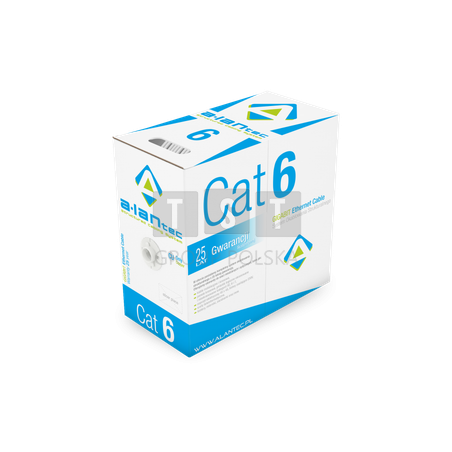 KIU6PVC305 Kabel U/UTP kat.6 PVC Eca 4x2x23AWG 305m