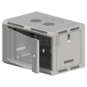 SW-6U-600-500-N-DSJ-OP-RP-B-S Szafa wisząca 19" 6U 600x500