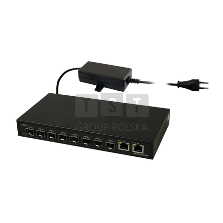 SFG10F8 Switch optyczny  (8xSFP, 2xRJ45)
