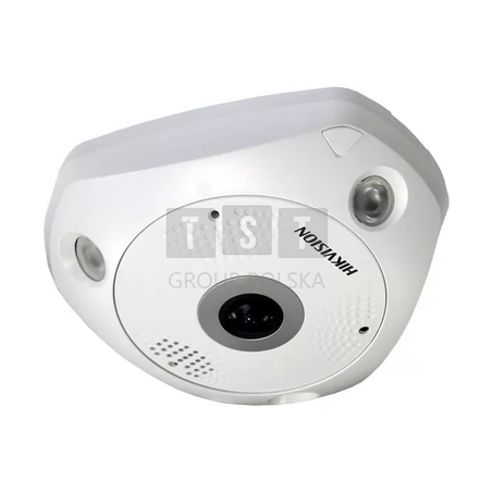 DS-2CD6365G0-IS Kamera IP 6Mpix, fisheye, WDR, audio, IP67