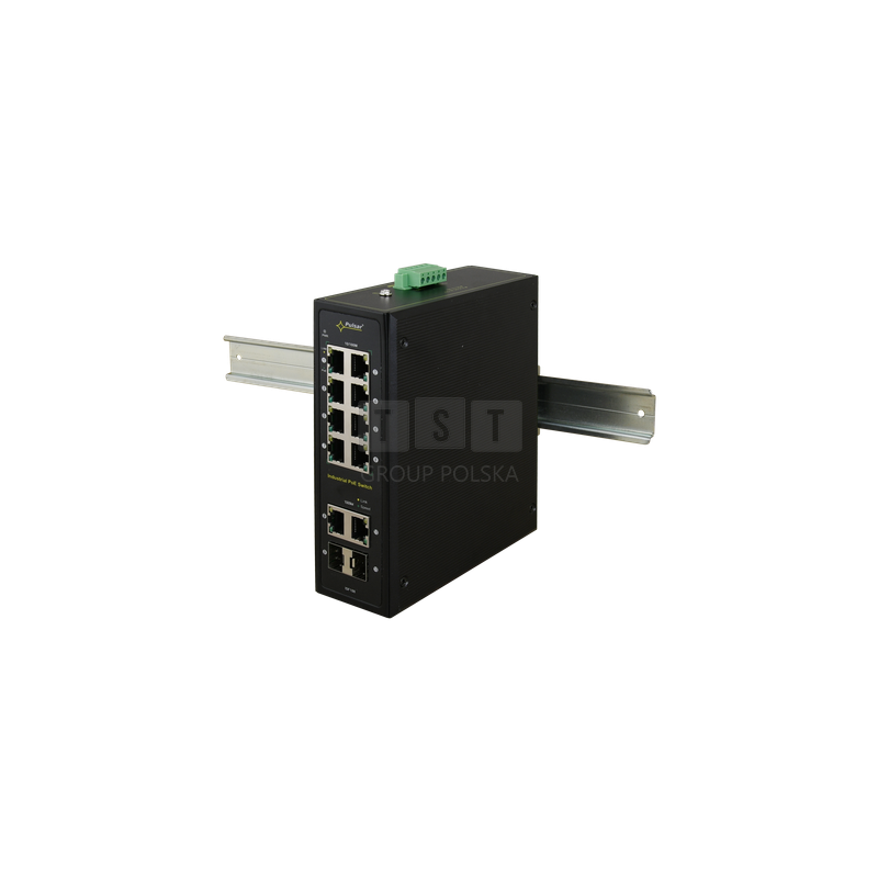 ISF108 Switch przemysłowy ISF108 (8xPoE, 2xComb