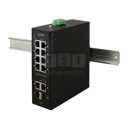 ISF108 Switch przemysłowy ISF108 (8xPoE, 2xComb
