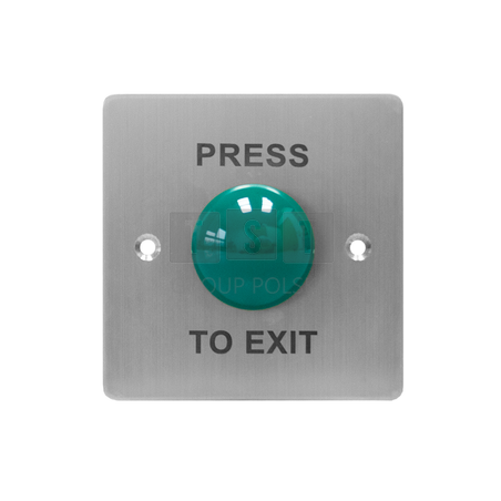 YPW13DK-G Przycisk wyjścia podtynkowy, kwadratowy, grzybkowy