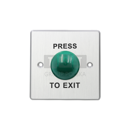 YPW14WDK-G Przycisk wyjścia podtynkowy, metalowy, grzybkowy