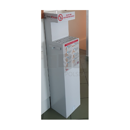 KeepClean-E Stacja do bezdotykowej dezynfekcji rąk