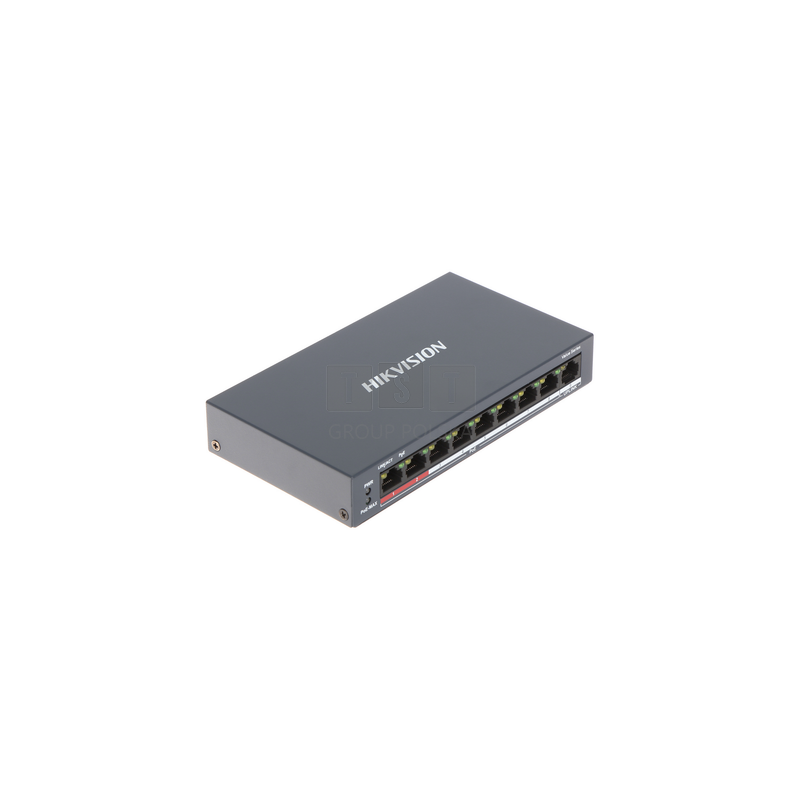 DS-3E0109P-E/M(B) Switch 9-portowy (8xPoE), 60W