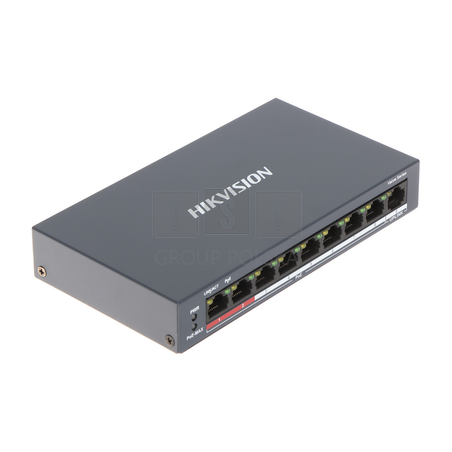 DS-3E0109P-E/M(B) Switch 9-portowy (8xPoE), 60W