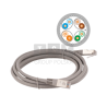 KKS6ASZA2.0 Patch-cord S/FTP kat.6A LSOH 2.0m szary