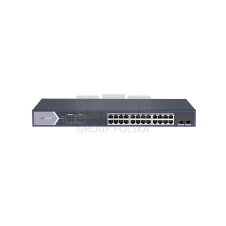 DS-3E1526P-SI Switch PoE Hikvision, 24-porty,smart