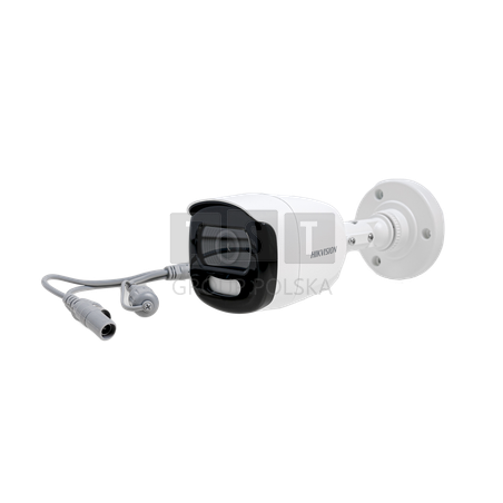 DS-2CE10HFT-F(3.6mm) Kamera ColorVu 4w1, typu Bullet, 5Mpix, WDR, z ob. 3.6mm, światło białe 20m, IP67, 12VDC