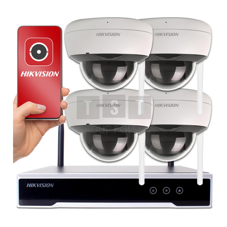 ZESTAW MONITORINGU WIFI HIKVISION WIFIKIT-D4-4CH