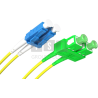 PATCHCORD ŚWIATŁOWODOWY SM 3M DUPLEX 9/125, SC/APC-LC/UPC 3MM