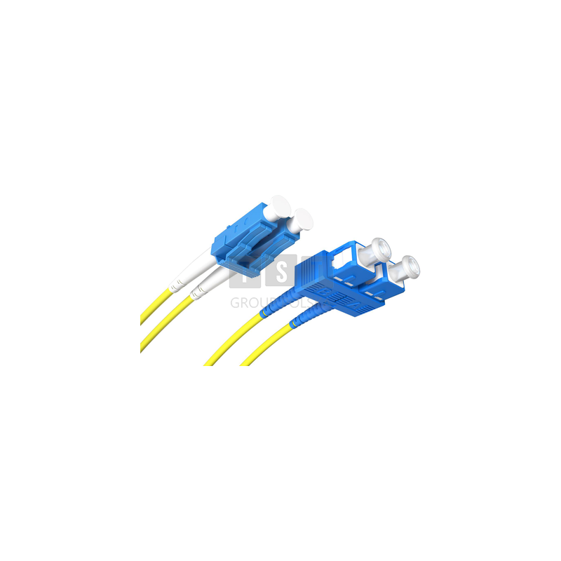 PATCHCORD ŚWIATŁOWODOWY SM SC/UPC-LC/UPC DUPLEX 10m