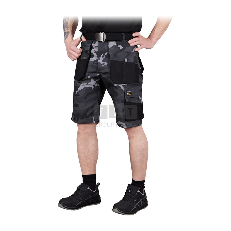 REIS FORECO SBJS FUNKCJONALNE KRÓTKIE SPODENKI SPODNIE ROBOCZE SZORTY MĘSKIE R. 2XL