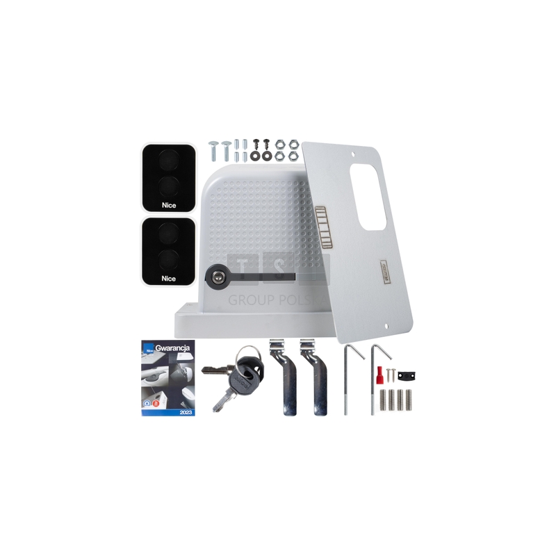 Zestaw NICE ROBO 600 do bram przesuwnych (bez fotokomórek)