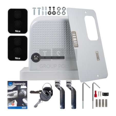 Zestaw NICE ROBO 600 do bram przesuwnych (bez fotokomórek)