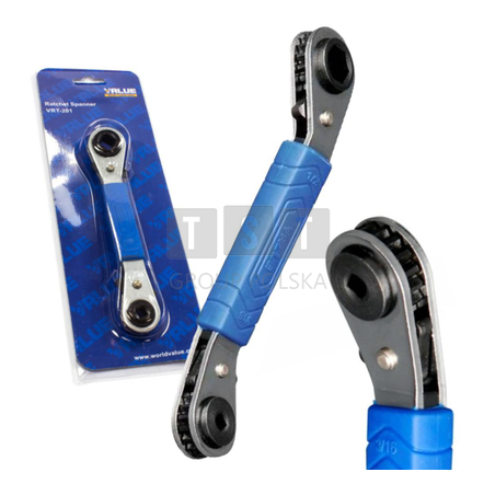 KLUCZ DO ZAWORÓW KĄTOWY VALUE VRT-201