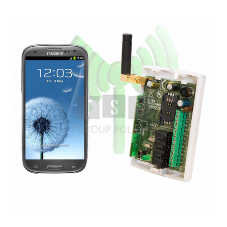 ELMES MODUŁ ELMES GSM 2000TX Z NADAJNIKEIM 434MHZ