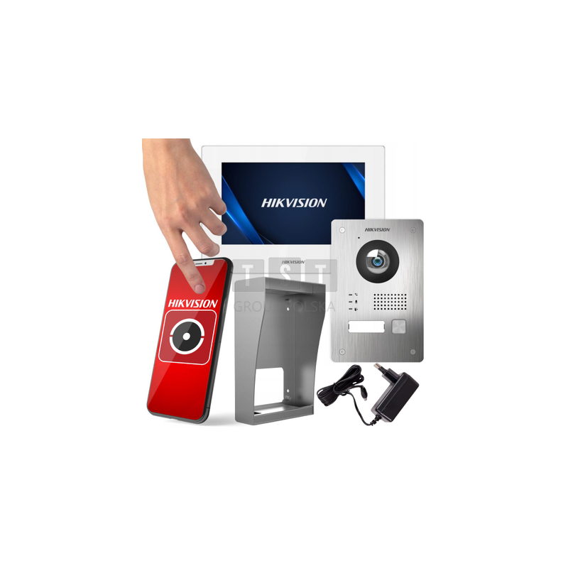 ZESTAW WIDEODOMOFONOWY HIKVISION KIT-D2-PL703-W