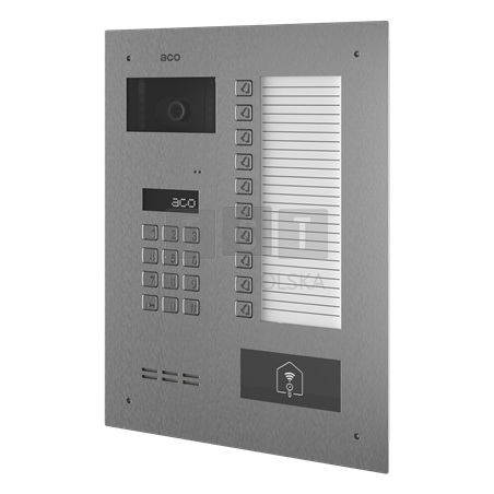 ACO INSPIRO 900+ Centrala MASTER do 1020 lokali LCD STAL NIERDZEWNA