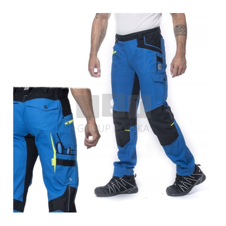 ARDON 4XSTRETCH ELASTYCZNE WYTRZYMAŁE SPODNIE ROBOCZE OCHRONNE MĘSKIE R. 64