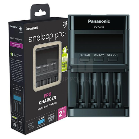 Ładowarka do akumulatorków Ni-MH Panasonic Eneloop BQ-CC65 EKO