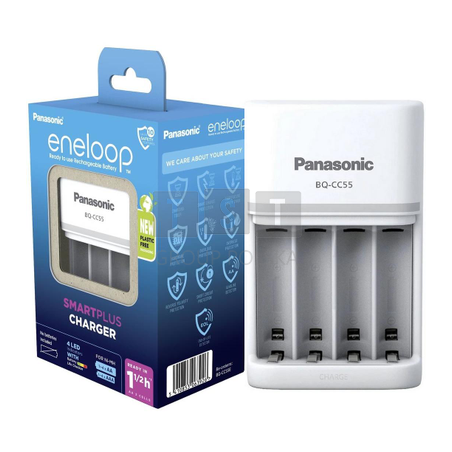Ładowarka do akumulatorków Ni-MH Panasonic Eneloop BQ-CC55 EKO
