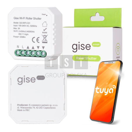 GISE SMART Roller Shutter Sterownik roletowy Tuya WiFi