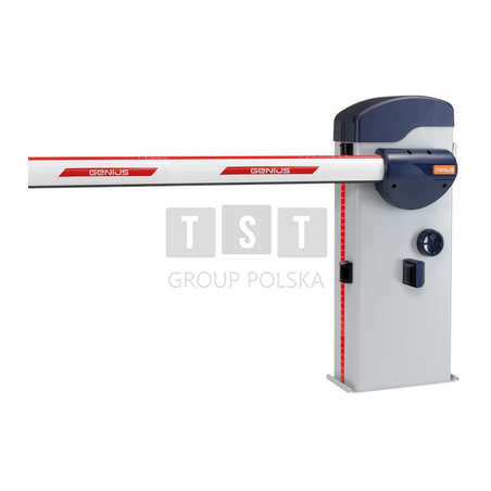 Szlaban kompletny Genius Rainbow Fast 524C z ramieniem o dł. 4m