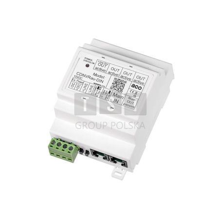 CDNVRAU-DIN Rozdzielacz aktywny video