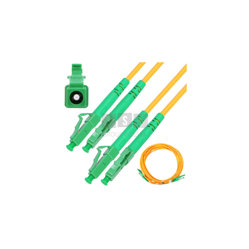 Extralink LC/APC-LC/APC | Patchcord | Single Mode, Duplex, 9/125um, G657A, 10m