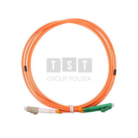 Extralink LC/UPC-LC/APC | Patchcord | Wielomodowy, OM2, Duplex, 3mm, 2m