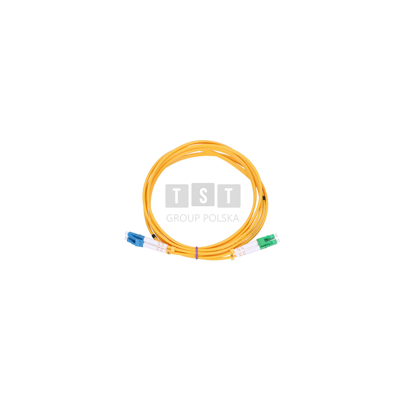 Extralink LC/UPC-LC/APC | Patchcord | Jednomodowy, Duplex, 9/125um, G657A, 2m