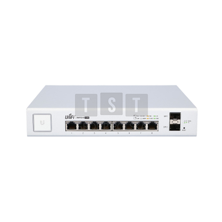 Ubiquiti US-8-150W | Switch | UniFi, 8x RJ45 1000Mb/s PoE, 2x SFP, 150W