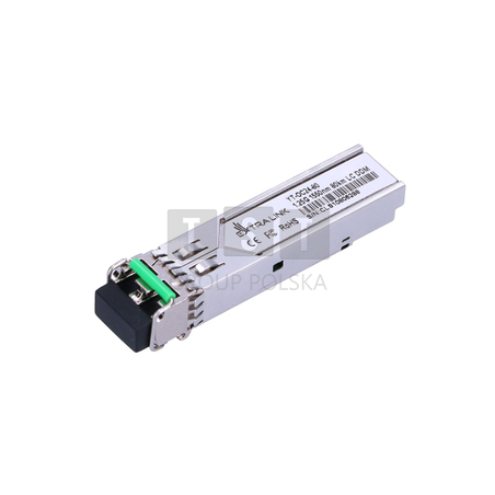 Extralink SFP 1.25G | Moduł SFP | 1,25Gbps, LC/UPC, 1550nm, 80km, single mode, DOM