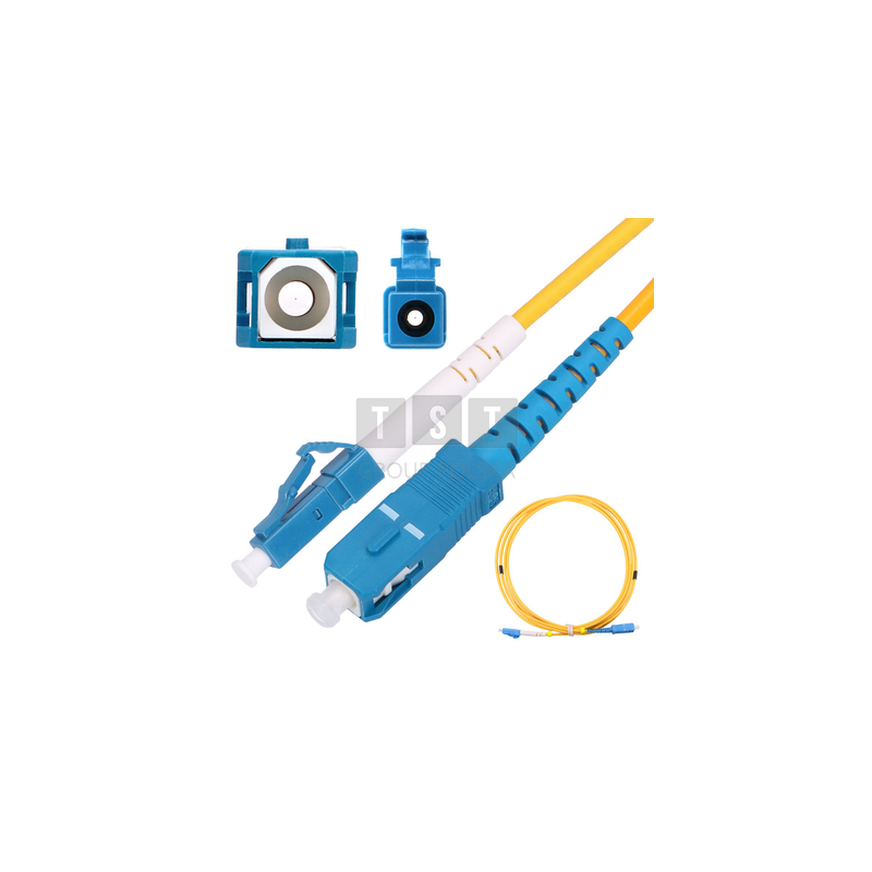 Extralink LC/UPC-SC/UPC | Patchcord | Jednomodowy, Simplex, G652D, 3mm, 3m