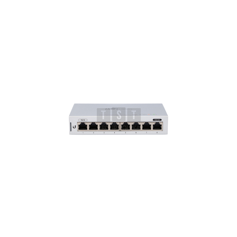 Ubiquiti US-8-5 | Switch | UniFi, 8x RJ45 1000Mb/s, PoE Passthrough, 5-pack