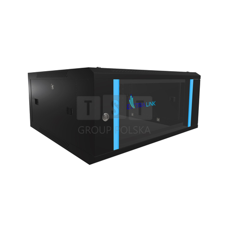 Extralink 4U 600x600 Czarna | Szafa rack | montowana na ścianie